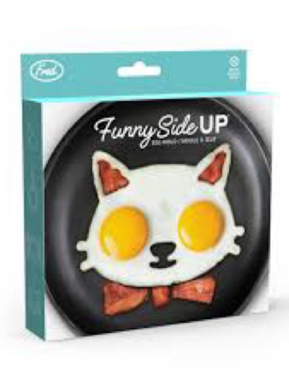 Fred Cat-Shaped Egg Mold in Light Gray